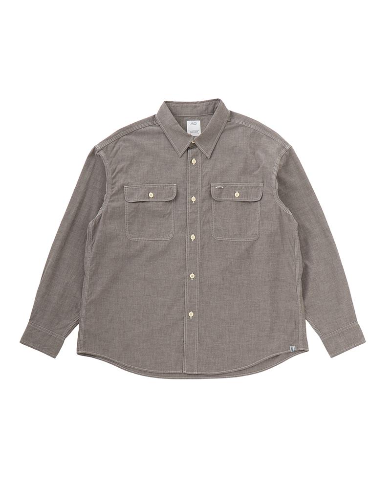 トップス visvim INGALL CHAMBRAY L/S INGALL II L/S (C/SI CHAMBRAY) | Visvim Official North American Web